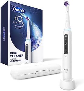 Oral-B Io Series 5 Electric Adult Toothbrush With (1) Brush Head, Rechargeable, White, 1 Count