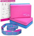 Yoga Blocks 2 Pack Kit with Dance S