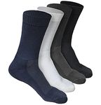 HEELIUM Bamboo Crew Socks for Men | Formal & Office Socks | Odour Free & Cushioned Base | 3X Softer than Regular Socks