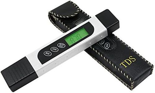 Water Quality Tester, Professional TDS Meter Digital Water Tester Device with LCD Screen, Handheld 0-9999 ppm TDS Measurement Water Tester Ideal for Drinking Water, Aquariums and More (White)
