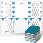 BoxLegend V4 Shirt Folding Board t Shirts Clothes Folder Durable Plastic Laundry folders Folding Boards for Adults and children, White