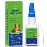 Boot Glue - Strong Quick Dry Shoe Repair Glue, Professional Super Transparent Shoe Glue for Bonding Broken Boots, Leather Shoes, Sneakers, Cloth, Handbags