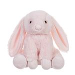 Apricot Lamb Toys Plush Indy Pink Bunny Stuffed Animal with Fluffy Soft Ears (Indy Pink Bunny, 8 Inches)