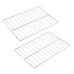 Allstare 2Pcs 316067902 Oven Rack Replacement Parts for Frigidaire Stove Oven Parts 316069800 Oven Rack for Kenmore Oven Parts 23" x 16" 304 Stainless Steel Rack-Flat Frigidaire Range Oven Wire Rack