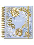 Rachel Ellen Powder Blue Luxury Wedding Planner Journal with Sections, Checklists and Pockets