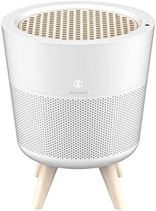 IMUNSEN M-002W Air Purifier with Cypress Wood Filter, H13 True HEPA Filter, 100% Ozone Free, Auto Sleep Mode, Filters allergens, Pollen, Smoke, Perfect for Office and Bedroom, Made in Korea - White