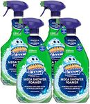 Scrubbing Bubbles Mega Shower Foamer Trigger, Rainshower, 32 Ounce, 4 Pack