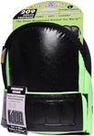 Troxell Super Soft Hi Viz Professional Kneepads - High Visibility Fluorescent Green - Comfortable Adjustable Washable Knee Pads - Large