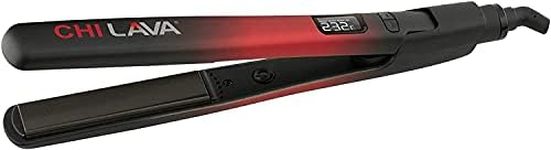 CHI Lava Hair Styling Iron | Flat Iron Hair Straightener | Ceramic Lava Uses Lower Heat in Styling Hair | Less Hair Damage & Amazing Shine | PRO Hair Straighteners | Hair Styling Products | 1" Plates