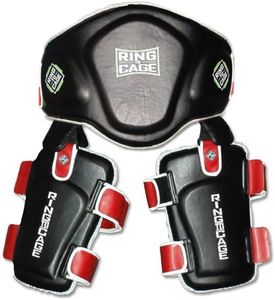 Ring to Cage Muay Thai Pro Belly & Thigh Pad Combo for Muay Thai, MMA, Kickboxing