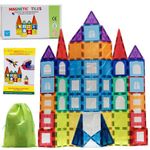 Magnetic Tiles for Kids -Building Set for Creative Learning and STEM Play | Safe, Durable Construction Toy for Boys and Girls Ages 3+ (32 Pcs)