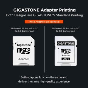 Gigastone 256GB MicroSDXC Memory Card – High Speed, UHS-I