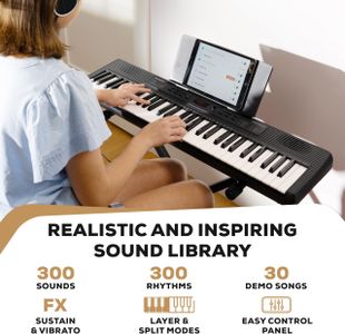 Alesis Melody 61-Key Keyboard Piano – Portable Digital Instrument