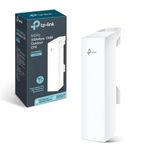 TP-Link 5GHz N300 Long Range Outdoor CPE for PtP and PtMP Transmission | Point to Point Wireless Bridge | 13dBi, 15km+ | Passive PoE Powered w/Free PoE Injector | Pharos Control (CPE510) White