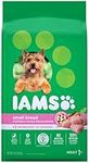 IAMS Small Breed Adult Dry Dog Food - Chicken and Whole Grains Recipe, 3.18kg (7LB) Bag