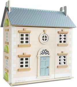 Le Toy Van Daisylane Collection | Bay Tree Dollhouse | Premium Wooden Toys for Kids Ages 3 Years & Up (TV462)