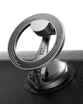 YOSH Mag-Safe Car Mount, Magnetic Phone Car Mount Dashboard, Alloy Folding Design & New Bendable Base, N55 Strong Magnets for Car Dash for iPhone Samsung Pixel & All Phones with Mag-Safe Ring