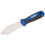 Draper 100mm Putty Knife | Soft Grip Painter Tool | Paint Scraper | Plastering Tools | Filler Hand Tools | Polished Steel Blades | 82673