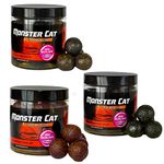 Tandem Baits Monster Cat Big Boilies Catfish Boilies Flavour Mix Effortless Catfishing Bait for Big Fish Fishing Fishing Gear for Professionals & Hobby Anglers 30 mm 330 g