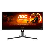 AOC Gaming U34G3XM - 34 Inch QHD Monitor, 144Hz, 1MS MPRT, VA, FreeSync Premium, Height Adjust, Low Input Lag (3440 x 1440 @ 144z, 300 cd/m², HDMI 2.0 / DP 1.4)