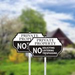 NO Loitering Sign No Soliciting Sign