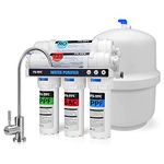 FS-TFC Reverse Osmosis Water Filtration System Under Sink Water Filter 5-Stage 100 GPD Plus Extra Set of 4 Filters Free (FS-RO-100G-A)