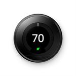 Google Nest Learning Thermostat - Black