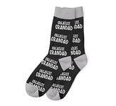 D Design Invent Print! Grandad Gift Socks Present Birthday Keepsake for Grandad Father's Day Size 6-11 (Black)