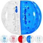 VEVOR Inflatable Bumper Ball 1.5M 5ft Diameter Bubble Soccer Ball Blow Up Toy in 5 Min Inflatable Bumper Bubble Balls for Adults or Child