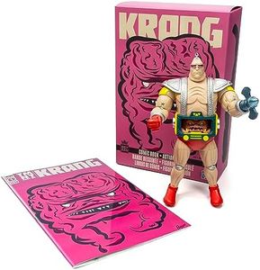 The Loyal Subjects Teenage Mutant Ninja Turtles Krang with Throwback Robot BST AXN 8-inch XL Action Figure & 100-page #1 Best of Krang IDW Comic Book