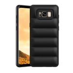 Plus Puffer Case Camera Protection Soft Back Cover for Samsung Galaxy S8+ (S8Plus) - Black