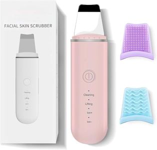 Skin Scrubber Skin Spatula Blackhead Remover Pore Cleaner Tools for Facial Skin Deep Cleaning - 4 Modes -Pink