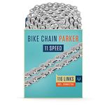 Alphatrail 11-Speed MTB bike chain Parker 116 links I incl. chain lock I for 11 & 22-speed derailleurs I compatible with Shimano, SRAM, KMC, Connex, Campagnolo derailleurs I for MTB, road bike