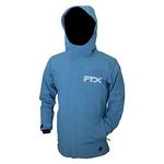 FROGG TOGGS Men's Ftx Armor Premium Waterproof Rain, Fishing/Anglers Jacket, Ocean Blue, XXL