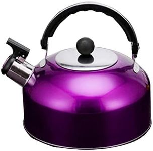 aternee Whistling Kettle, Home/Outdoor Stove Kettle, Tea Kettle - Purple