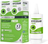 Hycosan Fresh - Twin Pack - Eye Drops with Hyaluronic Acid for Soothing Relief of Mild Dry Eyes and Irritated or Red Eyes from Screen Use - Preservative Free - 2 x 225 Measured Doses