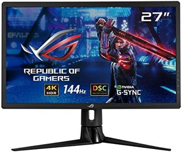 ASUS ROG Strix XG27UQR DSC Gaming Monitor- 27-inch, 4K (3840 x 2160), 144 Hz, DSC, DisplayHDR 400, DCI-P3 90%, Adaptive Sync, black