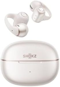 SHOKZ OpenDots 2 Open-Ear Clip-On Earbuds with Upgraded Dolby Audio, 3-Mic Clear Calls, Rich Bass, Up to 40 Hrs of Audio, Wireless Charging, Interchangeable Left/Right Earbuds, IP57, Bluetooth 6.1