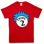 RAV3 Dr Seuss Cat in The Hat Tshirts Thing 1–Thing 2 Tshirt Crimbo Adults & Kids New