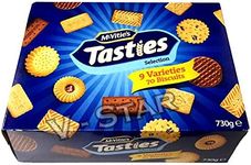 MCVITIE'S TASTIES Selection 730g - 9 Varieties 70 Biscuits Box