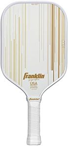 Franklin Sports Pro Pickleball Paddles - Signature Series Pro Paddle with MaxGrit Surface - USA Pickleball (USAPA) Tournament Approved - 16mm Polypropylene Core - Gold