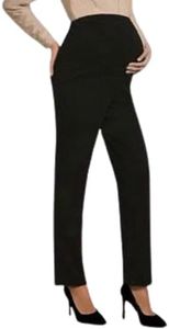 FASHIOSPICE Ankle-Length Cotton Maternity Pant for Pregnant Women, Offering Ultimate Support and Comfort as Bottom Wear Pregnancy Pants (Pack of 1) (3XL, Black)