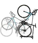 PRO BIKE TOOL Vertical Upright Bicycle Floor Stand - Freestanding Indoor Bike Storage Rack for Garage or Apartment - No Drill - Compatible with Tire Widths of up to 2.3" and Wheel Sizes up to 29"