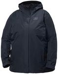Helly-Hansen Women's Seven J Plus Jacket, 597 Navy, 1X
