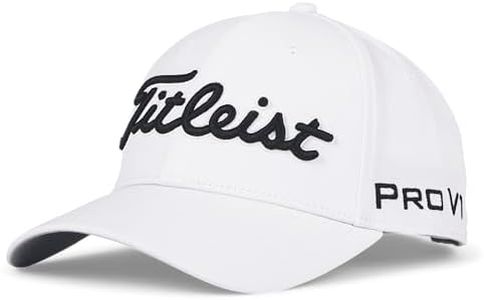 Titleist Men's Tour Performance Golf Hat White/Black