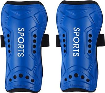 Football Shin Pads, Kids Youth Shin Guards Beginner Elite Athlete Perforated Breathable Shin Pad for Boys And Girls Football Games Leg Calf Protective Gear (6-15 years) (Blue)