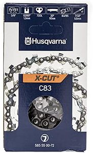 Husqvarna 585550072 20" Chainsaw Chain X-Cut 3/8" .050" 72 DL