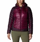 Columbia Womens Labyrinth Loop Hooded Jacket, Marionberry, Marionberry Terrain Print, XS