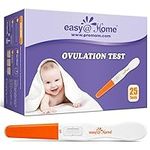 Easy@Home 25 Ovulation Tests Sticks: Easy to Use Ovulation Predictor Kit - Sensitive Accurate Reliable Ovulation Midstream Kit - 25 LH Tests