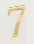 Brass House Hotel Door Number 7 House Alphabet Numbers Personalised Headings and Home Decor Projects 50 mm (2 Inch)